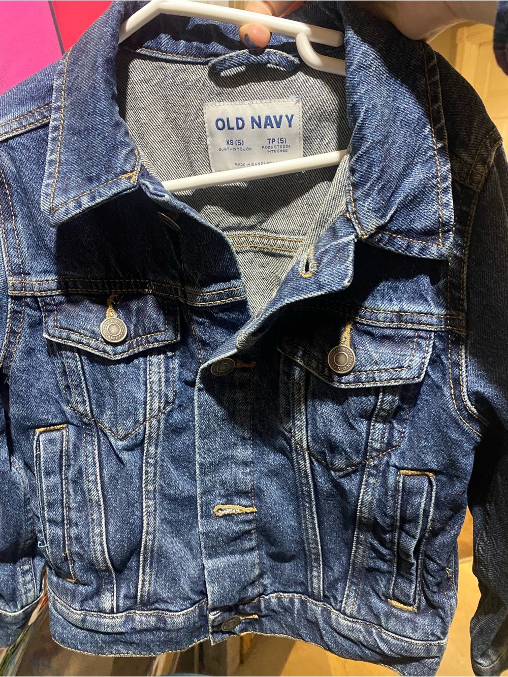 Old Navy Dark Blue Kids' Denim Jacket